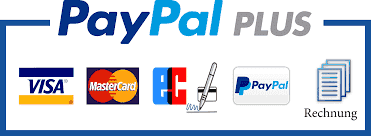 Paypal plus Logo mit verschiedenen Logos.
