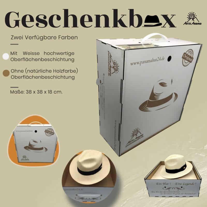 Hutschachtel Holz · Luxus-Geschenkbox