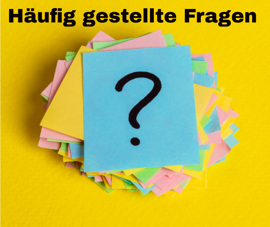 A stack of yellow sticky notes with a question mark on them.