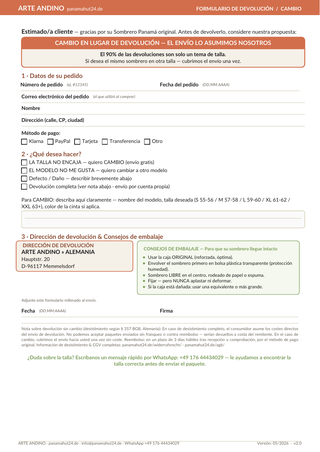 Vista previa formulario