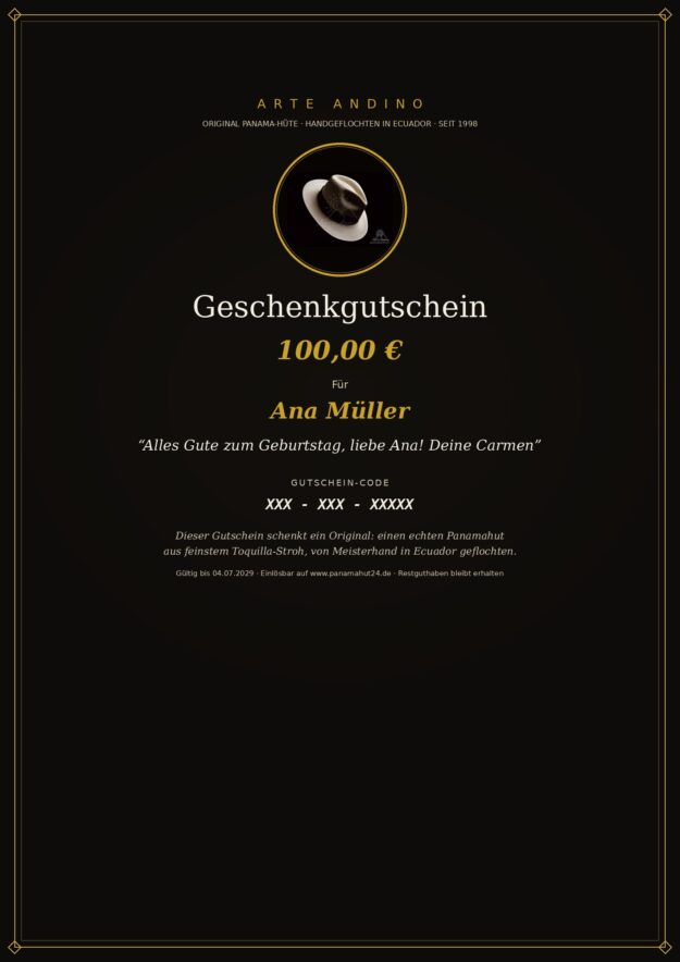 Gutschein-Zertifikat Noir (A4 hoch) – Bild 2